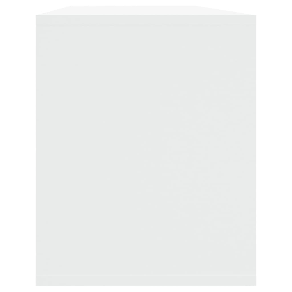 TV Cabinet White 130x35x50 cm Engineered Wood