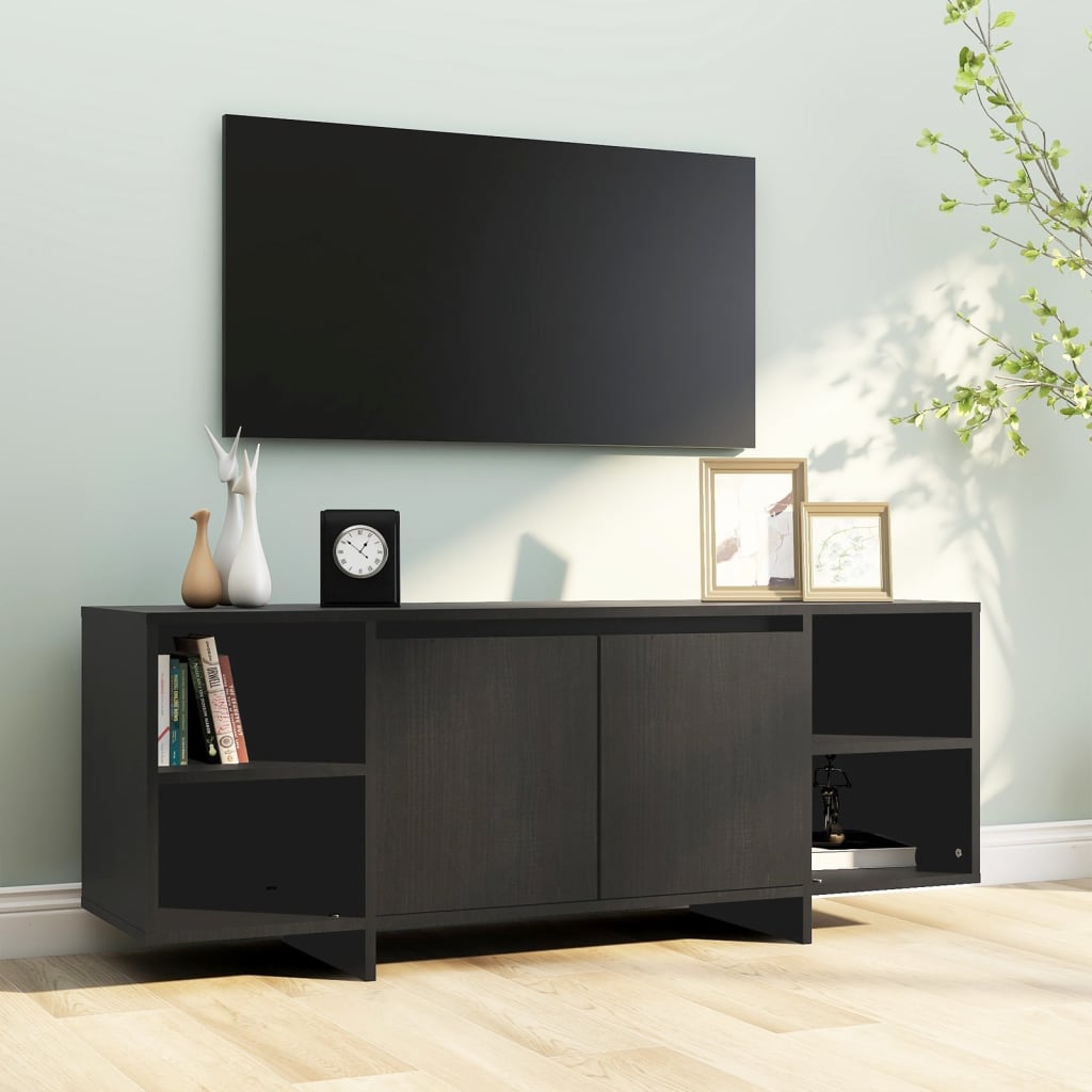 Modern Wooden TV Tele Stand Unit Cabinet Home Entertainment Unit With 2 Doors