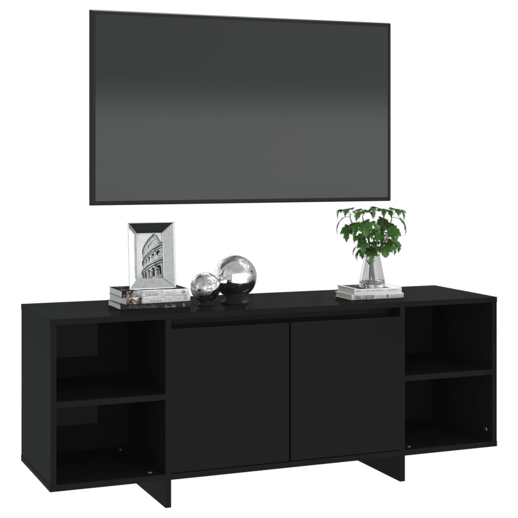 Modern Wooden TV Tele Stand Unit Cabinet Home Entertainment Unit With 2 Doors