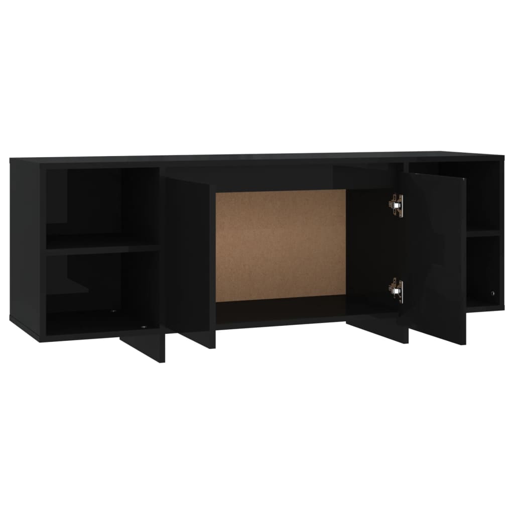 Modern Wooden TV Tele Stand Unit Cabinet Home Entertainment Unit With 2 Doors