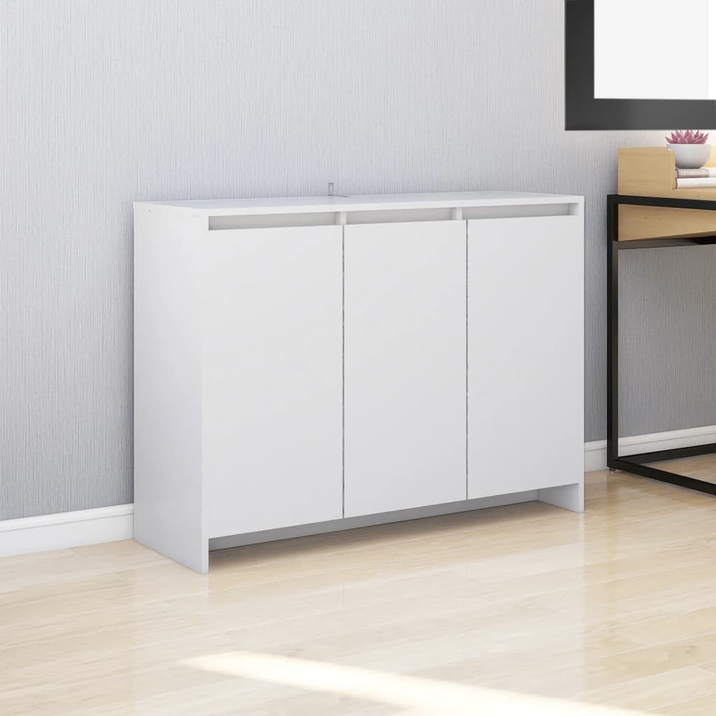 Modern Wooden 3 Door Home Sideboard Storage Cabinet Wood Dining Room Unit