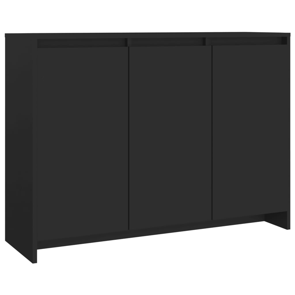 Modern Wooden 3 Door Home Sideboard Storage Cabinet Wood Dining Room Unit