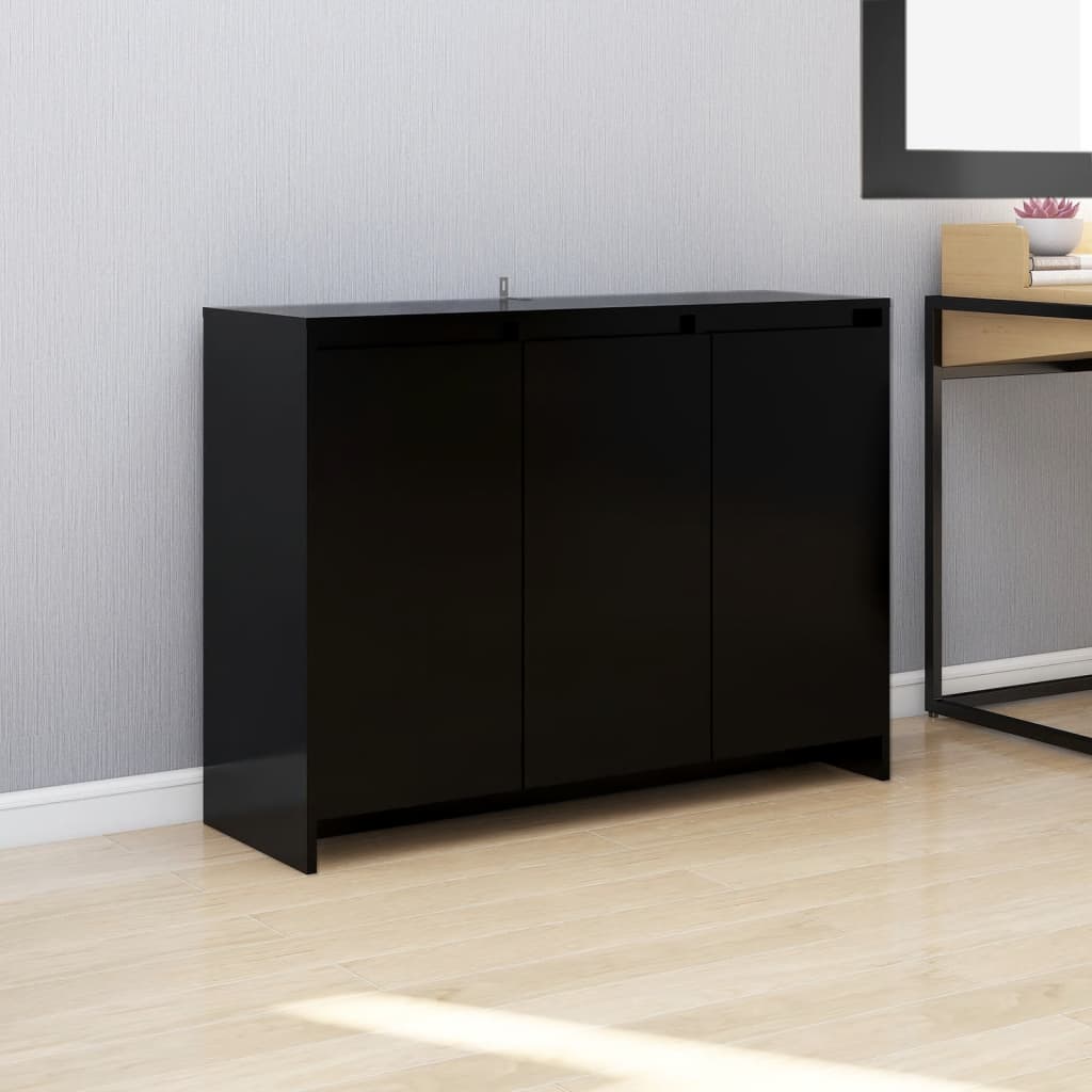 Modern Wooden 3 Door Home Sideboard Storage Cabinet Wood Dining Room Unit