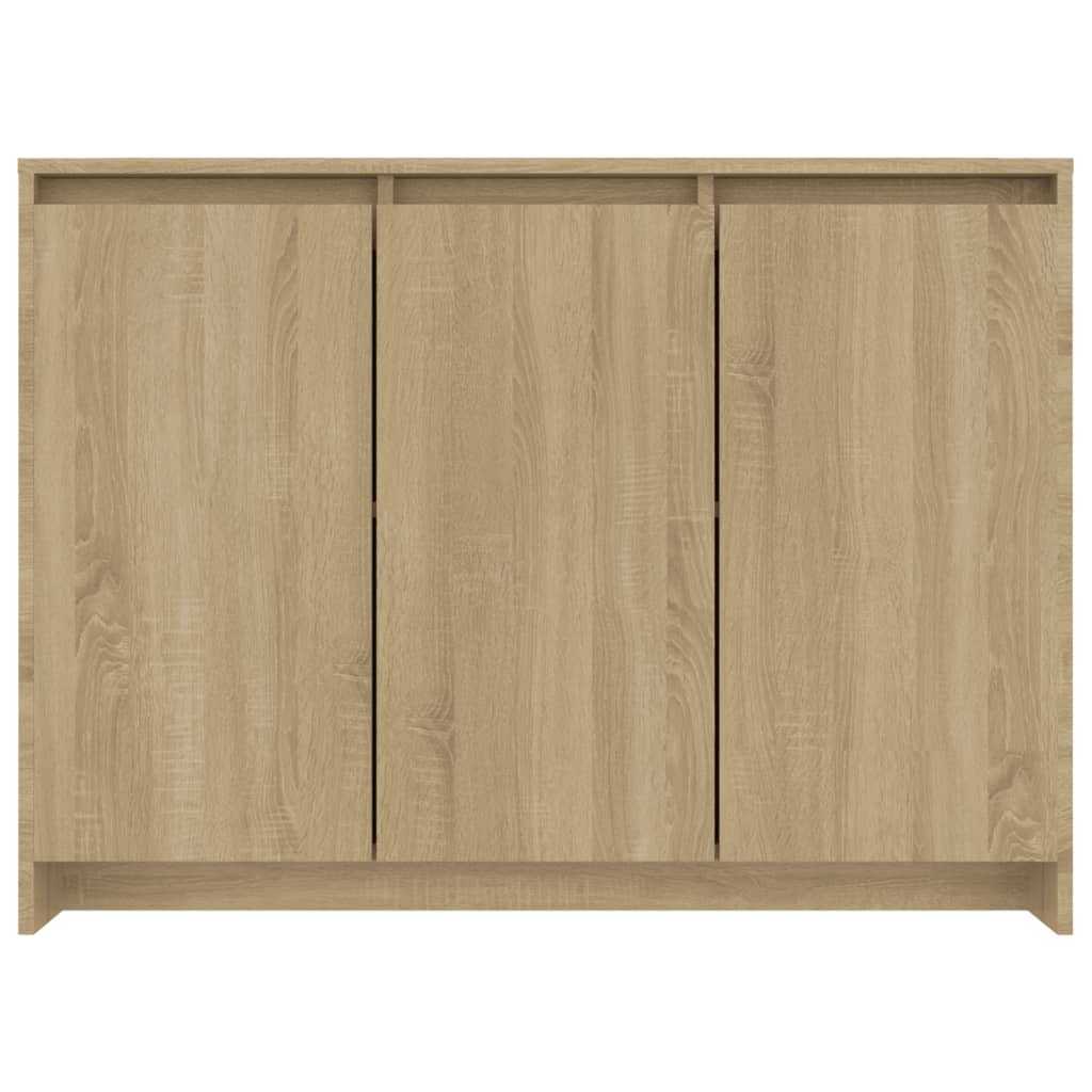 Modern Wooden 3 Door Home Sideboard Storage Cabinet Wood Dining Room Unit