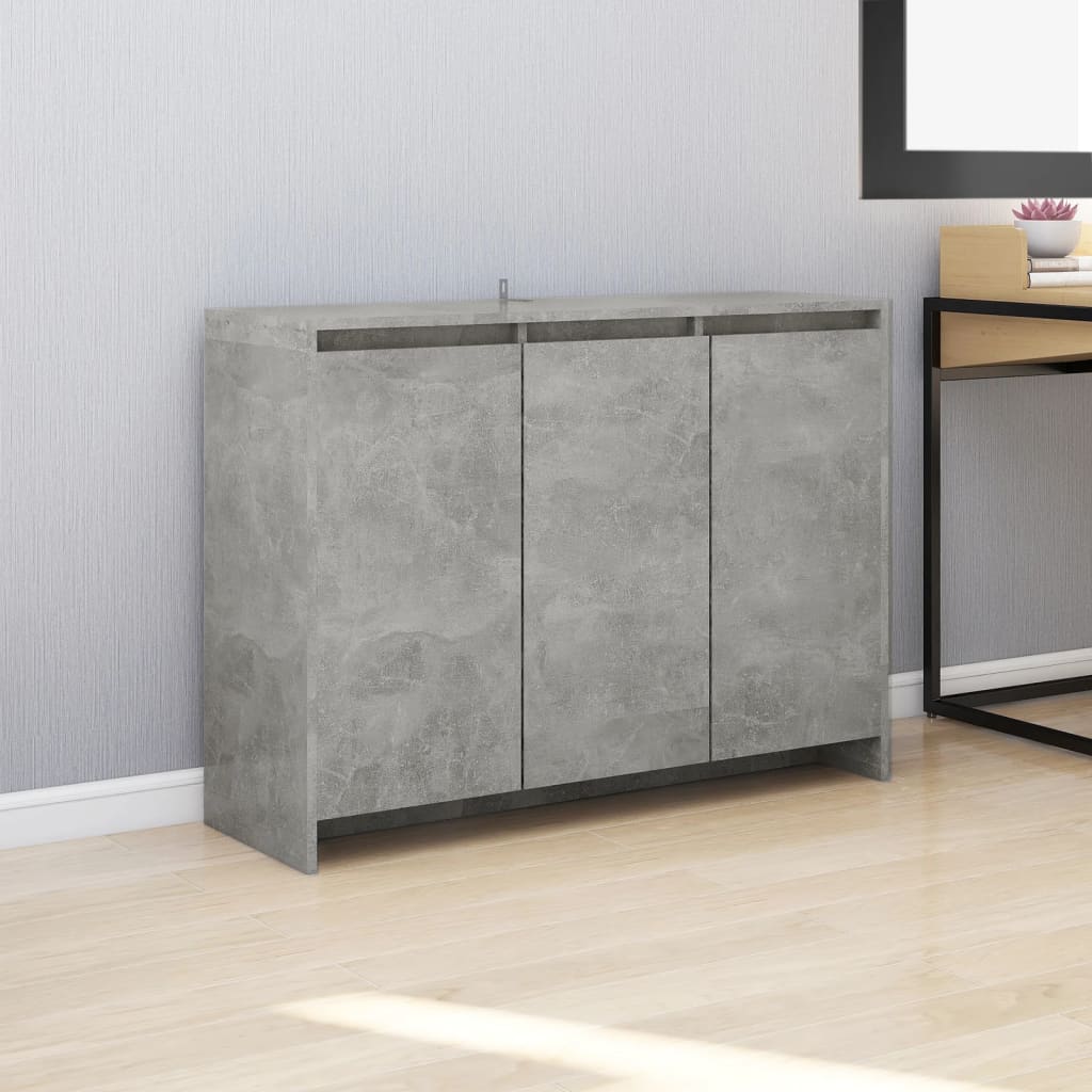 Modern Wooden 3 Door Home Sideboard Storage Cabinet Wood Dining Room Unit