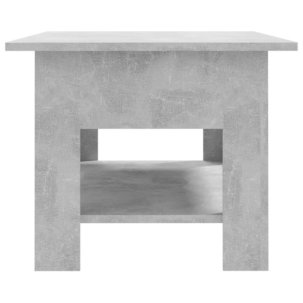 Modern Wooden Living Room Rectangular Coffee Table With Lower Storage Shelf Wood