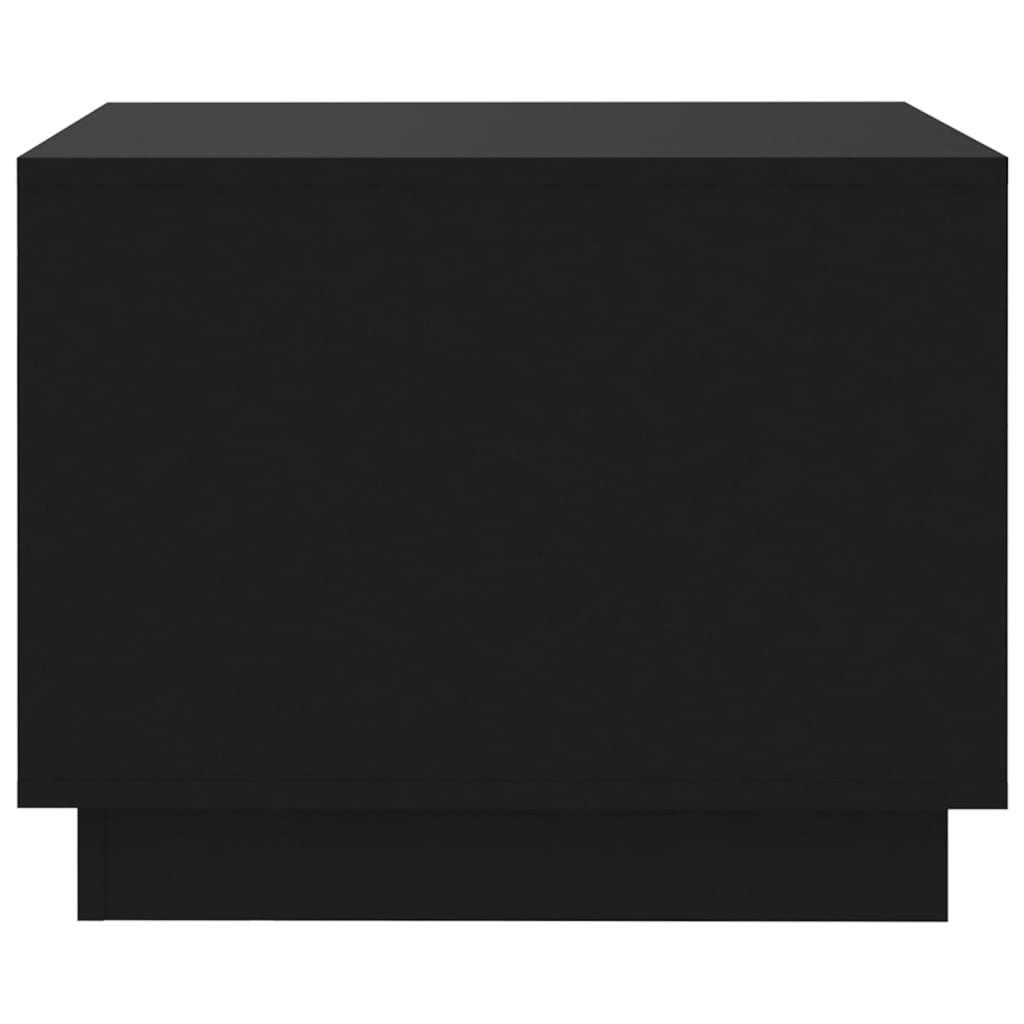 Coffee Table Black 55x55x43 cm Engineered Wood
