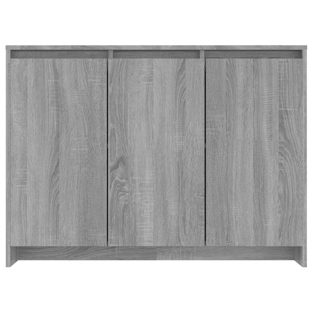 Modern Wooden 3 Door Home Sideboard Storage Cabinet Wood Dining Room Unit