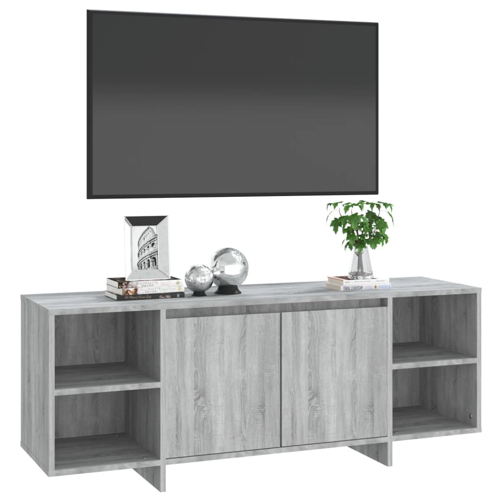 Modern Wooden TV Tele Stand Unit Cabinet Home Entertainment Unit With 2 Doors