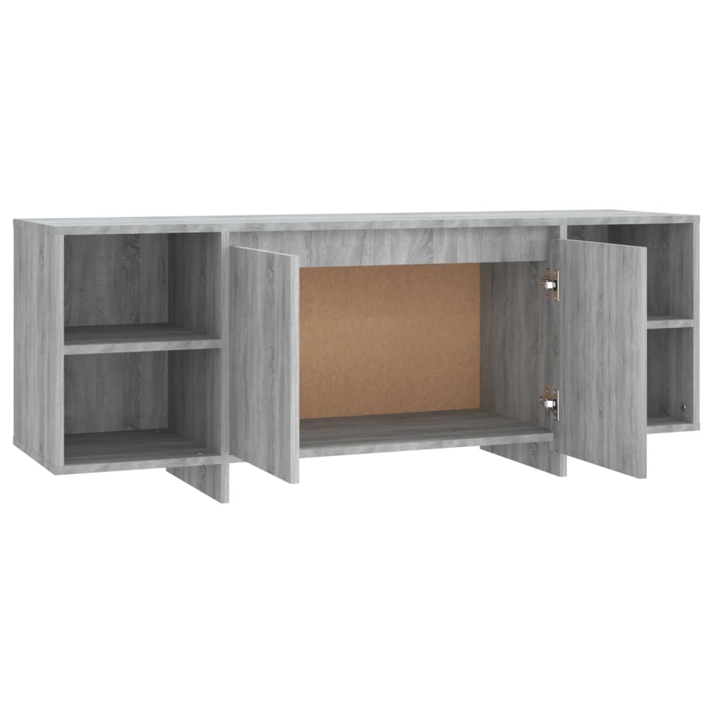 Modern Wooden TV Tele Stand Unit Cabinet Home Entertainment Unit With 2 Doors