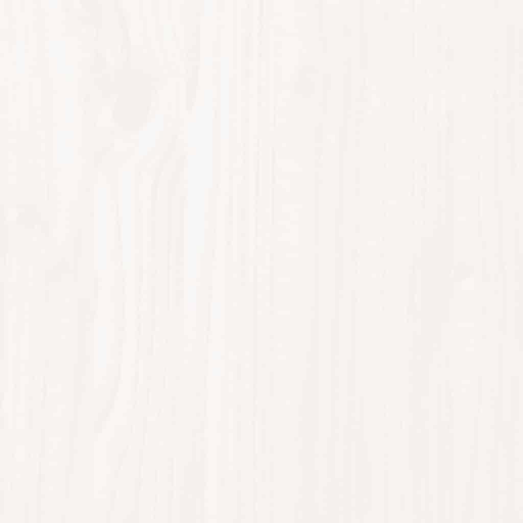 Sideboard White 60x34x75 cm Solid Wood Pine
