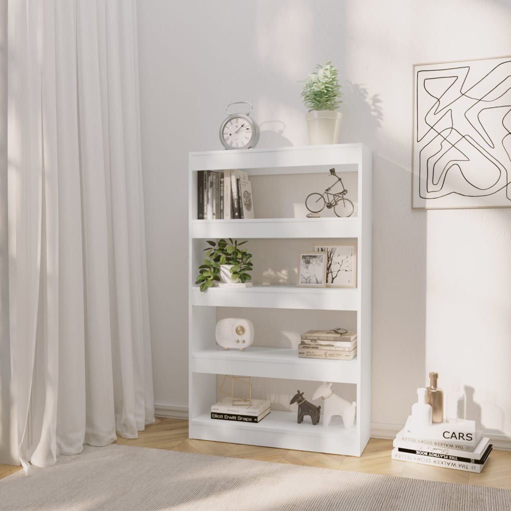 Modern Wooden 5-Tier Open Bookcase Book Storage Cabinet Wood Room Divider