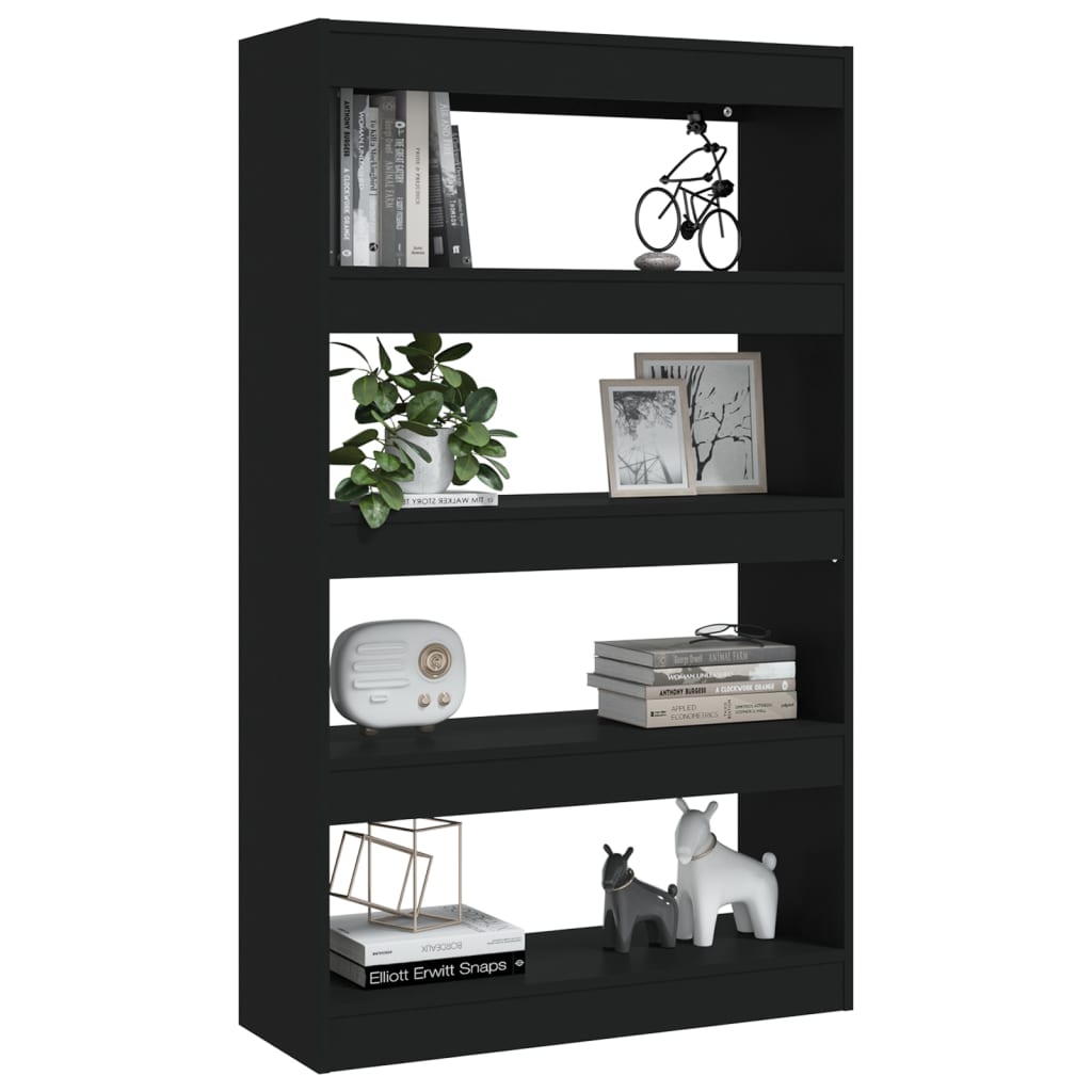 Modern Wooden 5-Tier Open Bookcase Book Storage Cabinet Wood Room Divider