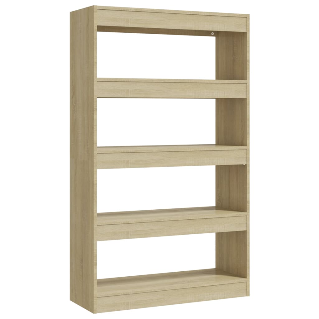 Modern Wooden 5-Tier Open Bookcase Book Storage Cabinet Wood Room Divider