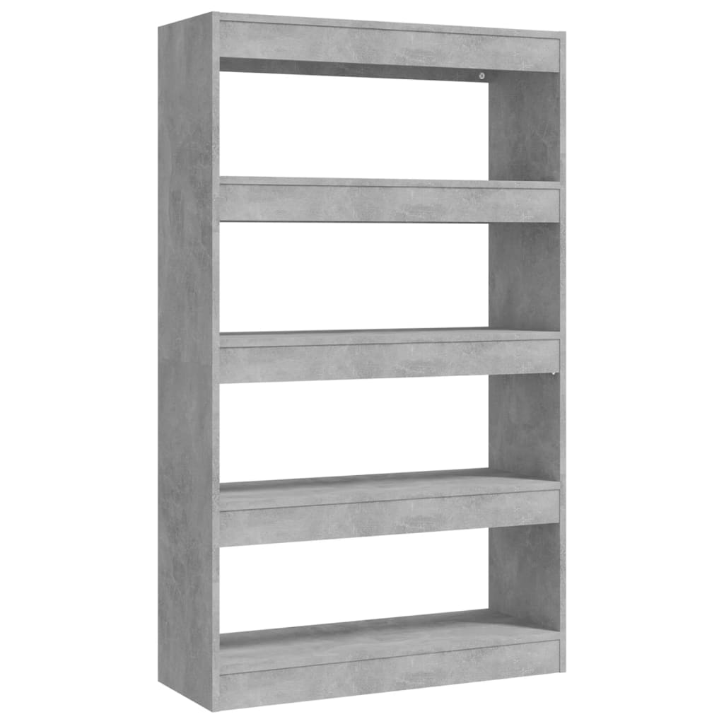 Modern Wooden 5-Tier Open Bookcase Book Storage Cabinet Wood Room Divider