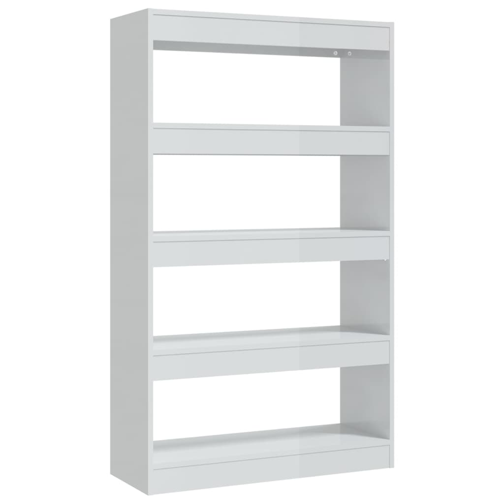 Modern Wooden 5-Tier Open Bookcase Book Storage Cabinet Wood Room Divider