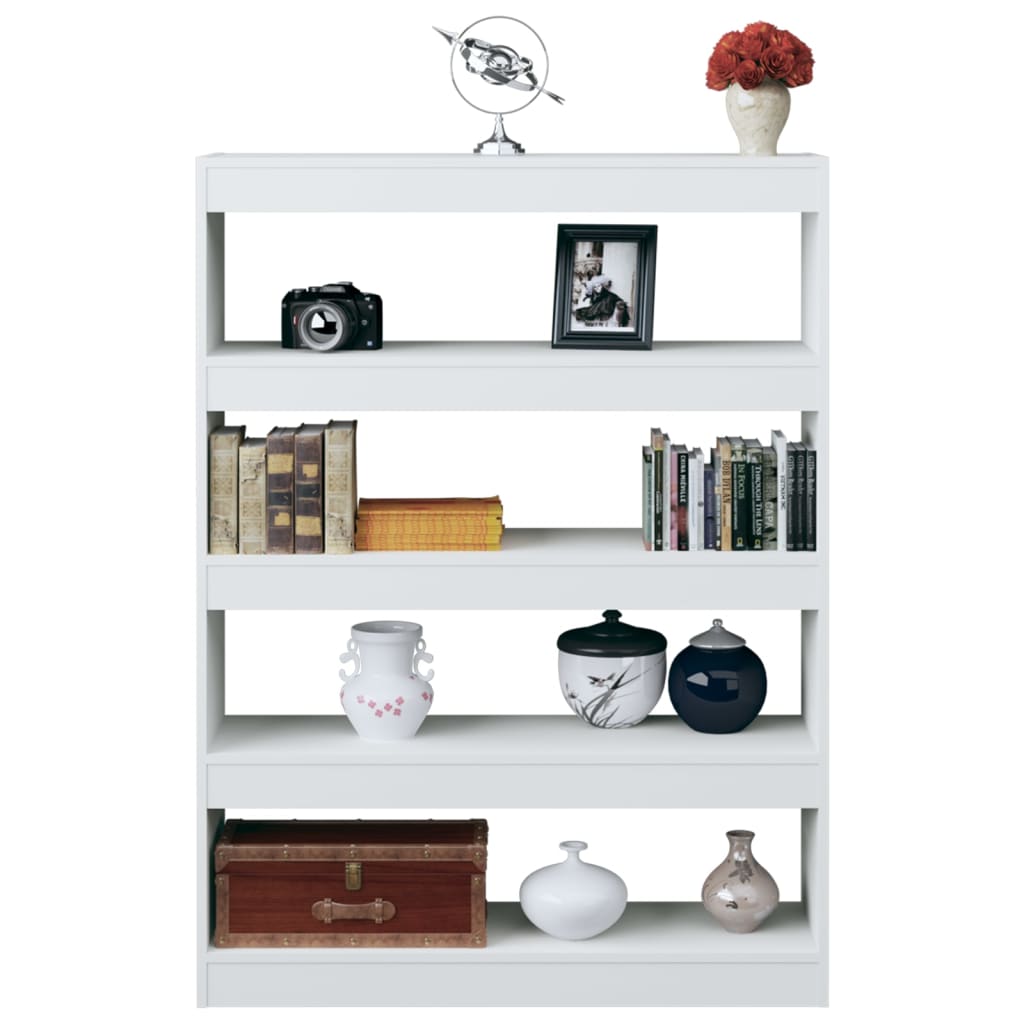 Modern Wooden 4-Tier Open Bookcase Book Storage Cabinet Room Divider Wood