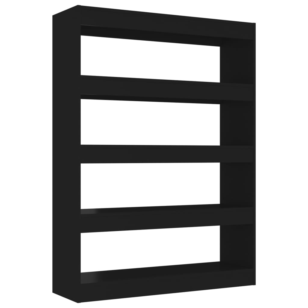 Modern Wooden 4-Tier Open Bookcase Book Storage Cabinet Room Divider Wood