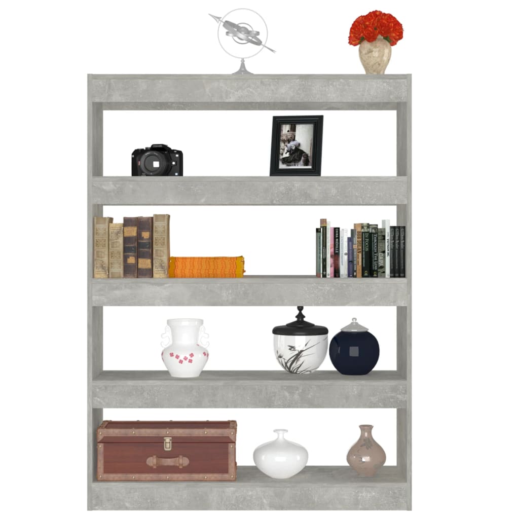 Modern Wooden 4-Tier Open Bookcase Book Storage Cabinet Room Divider Wood