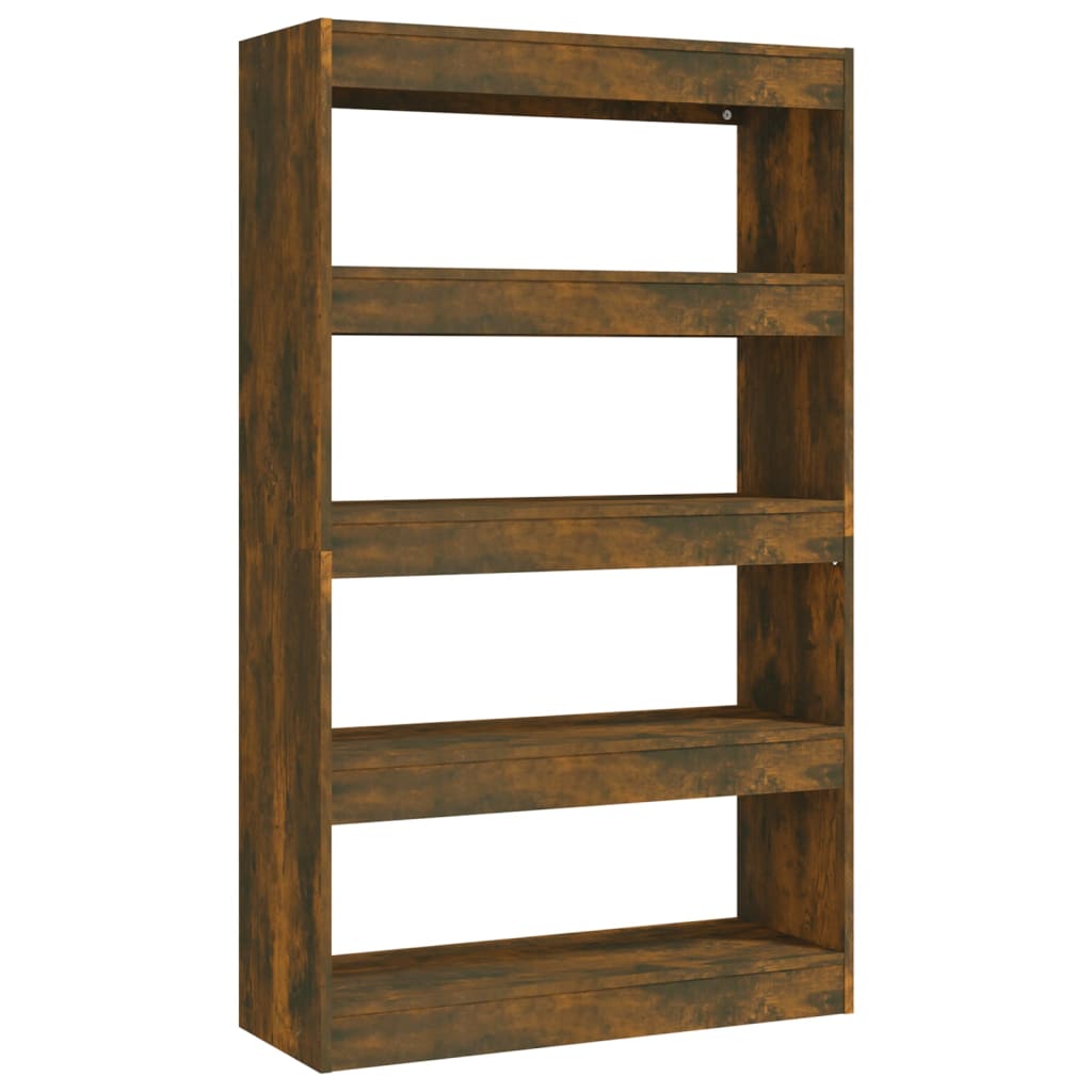 Modern Wooden 5-Tier Open Bookcase Book Storage Cabinet Wood Room Divider