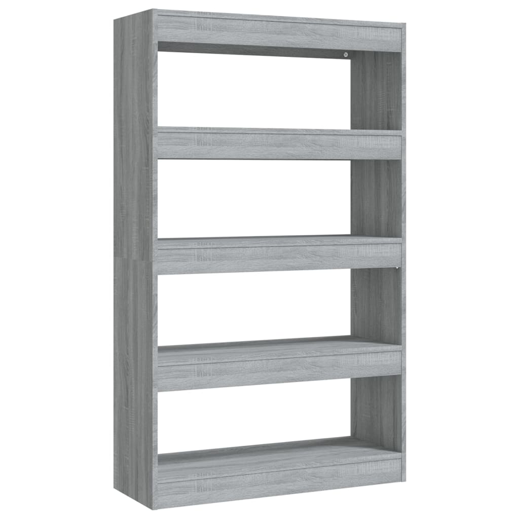 Modern Wooden 5-Tier Open Bookcase Book Storage Cabinet Wood Room Divider