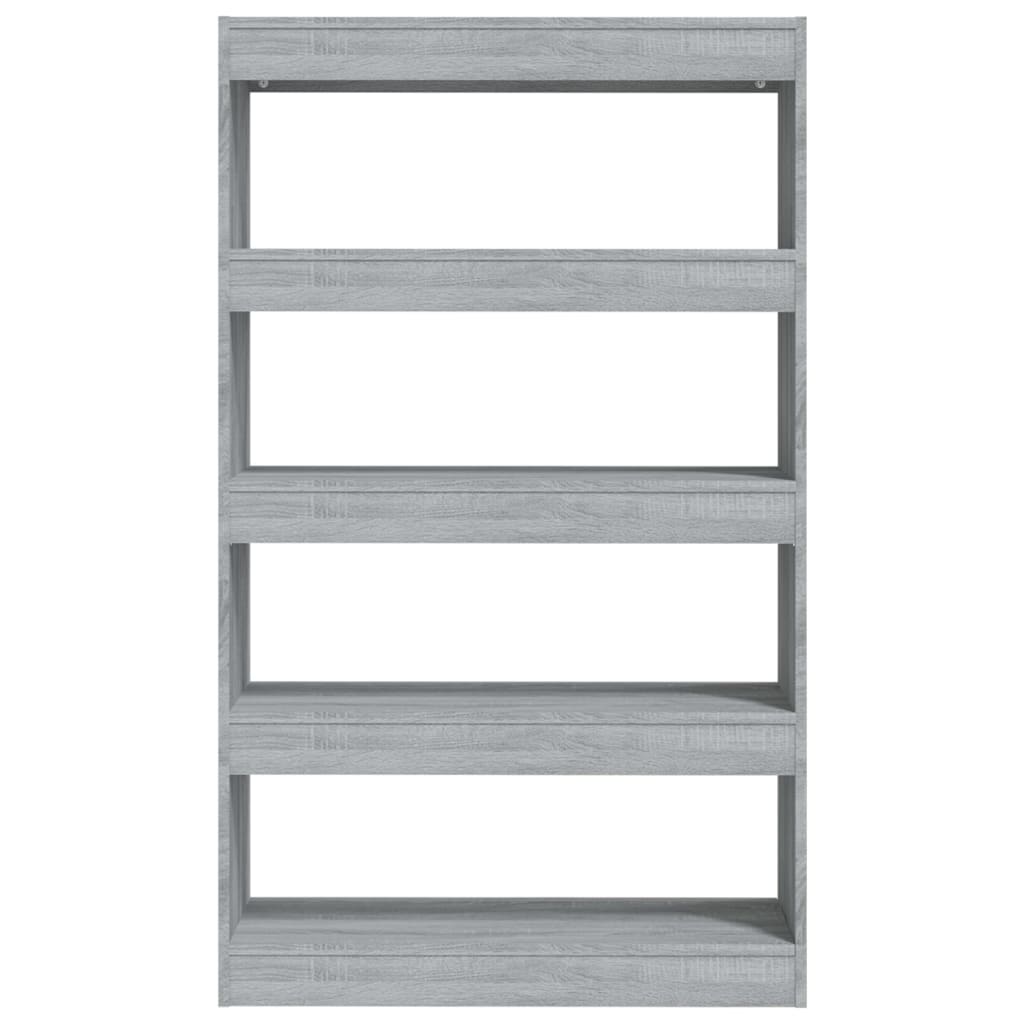 Modern Wooden 5-Tier Open Bookcase Book Storage Cabinet Wood Room Divider