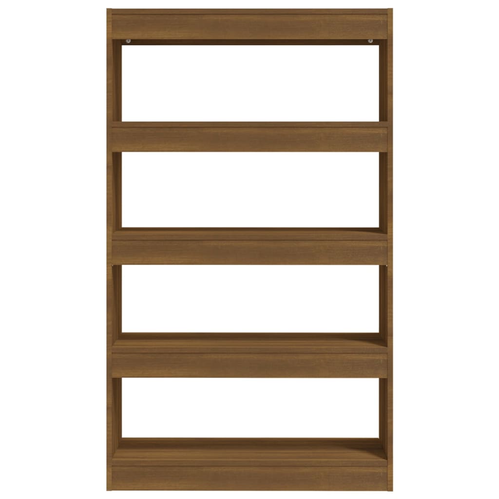 Modern Wooden 5-Tier Open Bookcase Book Storage Cabinet Wood Room Divider