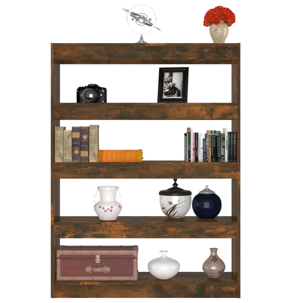 Modern Wooden 4-Tier Open Bookcase Book Storage Cabinet Room Divider Wood