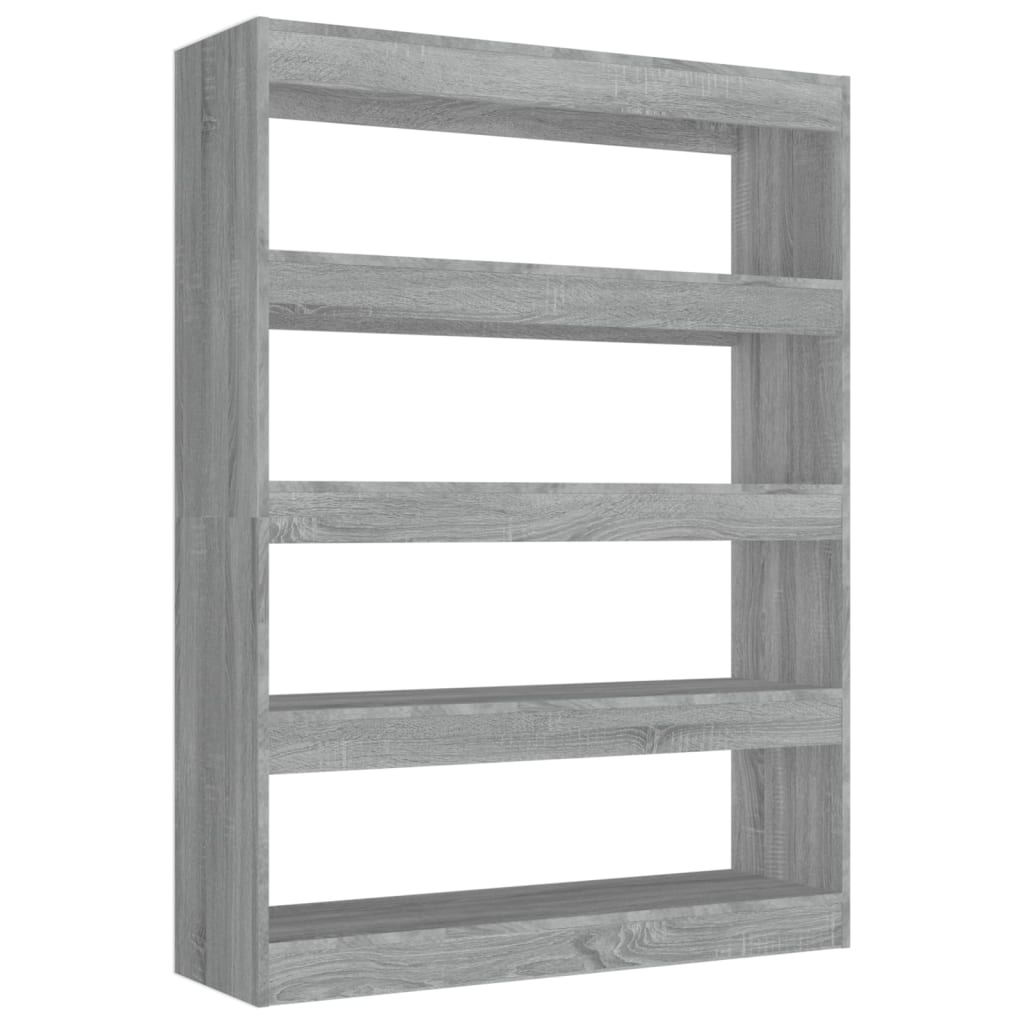Modern Wooden 4-Tier Open Bookcase Book Storage Cabinet Room Divider Wood