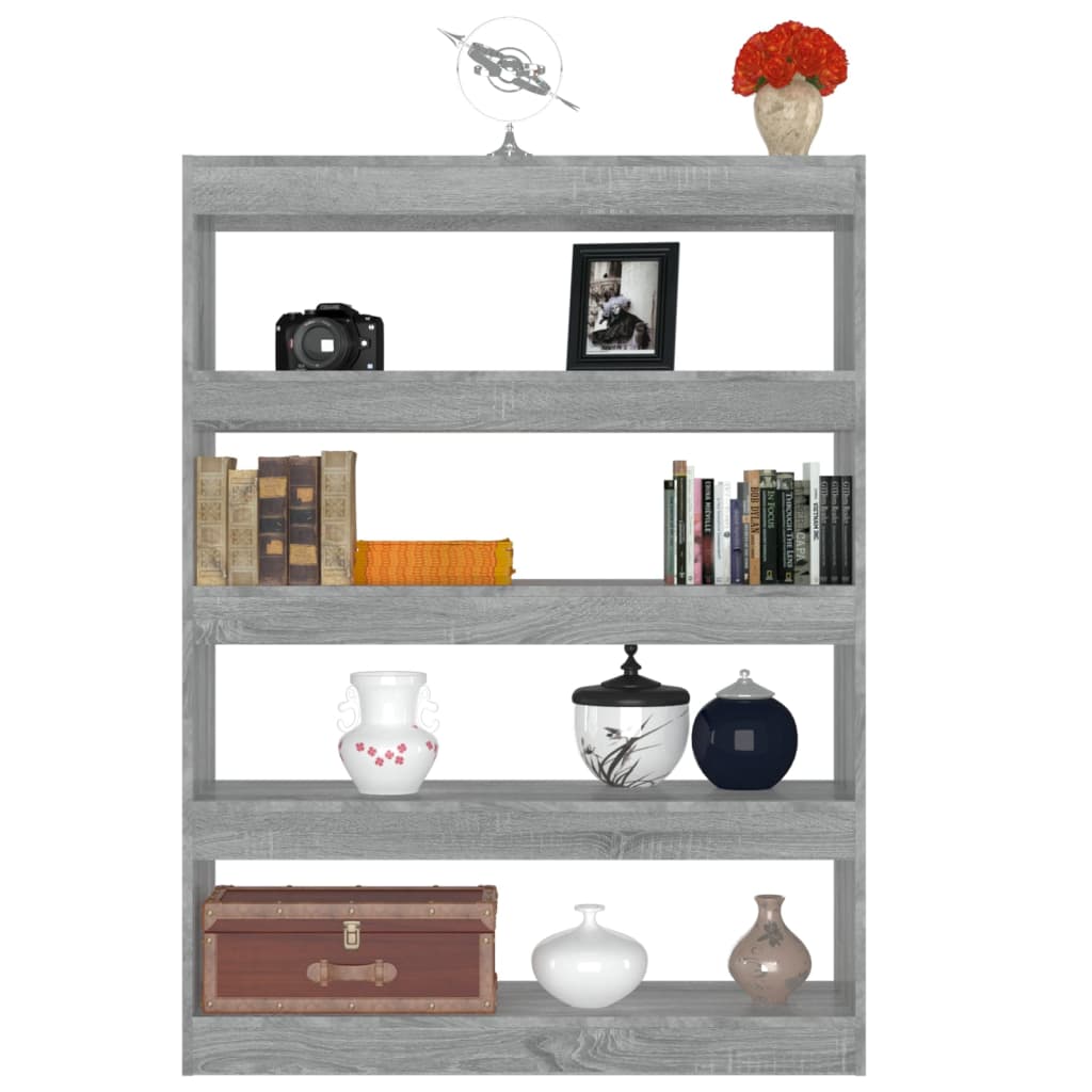 Modern Wooden 4-Tier Open Bookcase Book Storage Cabinet Room Divider Wood