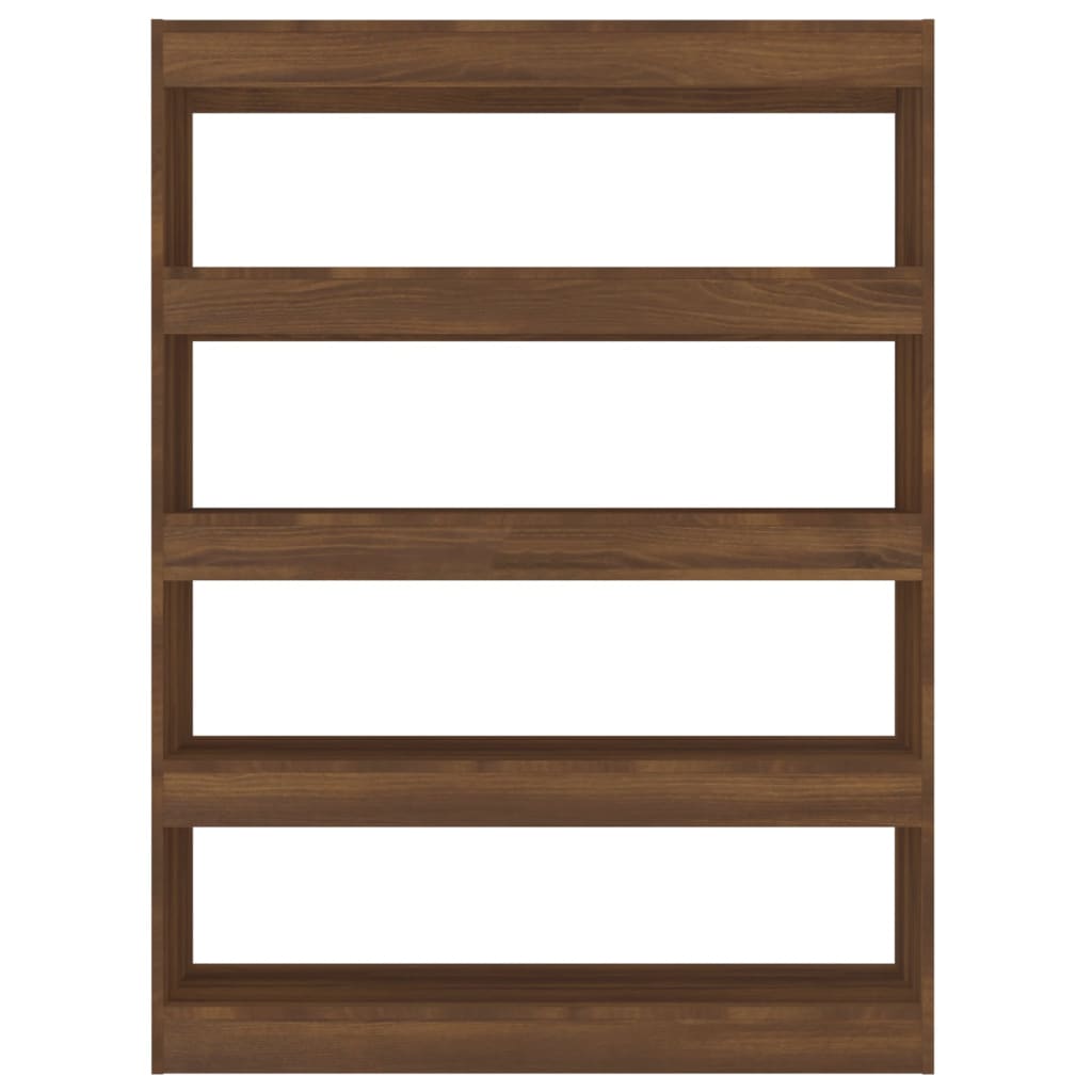 Modern Wooden 4-Tier Open Bookcase Book Storage Cabinet Room Divider Wood