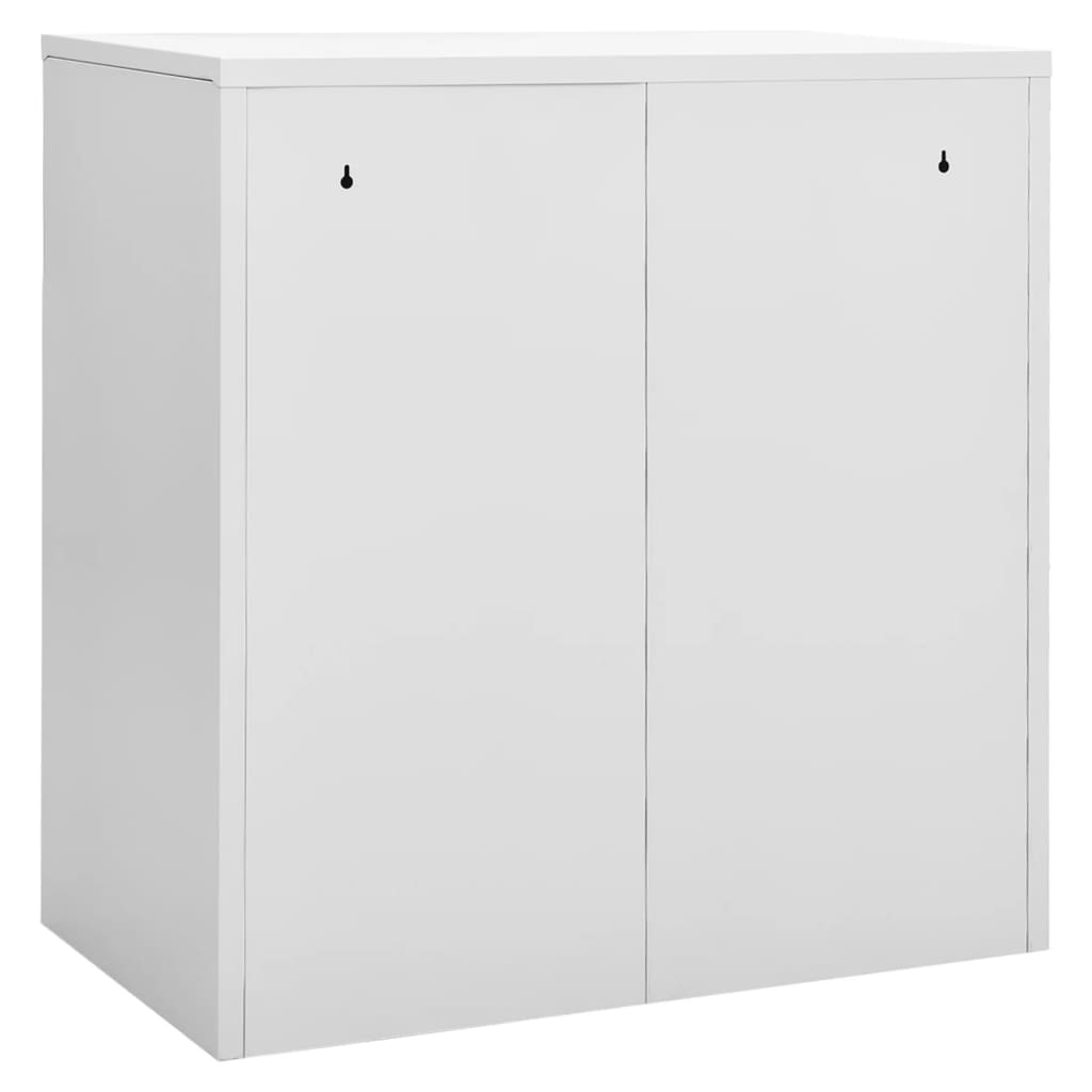 Locker Cabinets 5 pcs Light Grey and Red 90x45x92.5 cm Steel