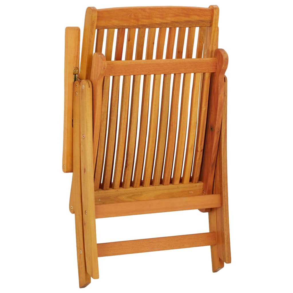 Outdoor Patio Wooden Foldable Garden Chairs Folding Wood Seat 2 4 6 8 pcs