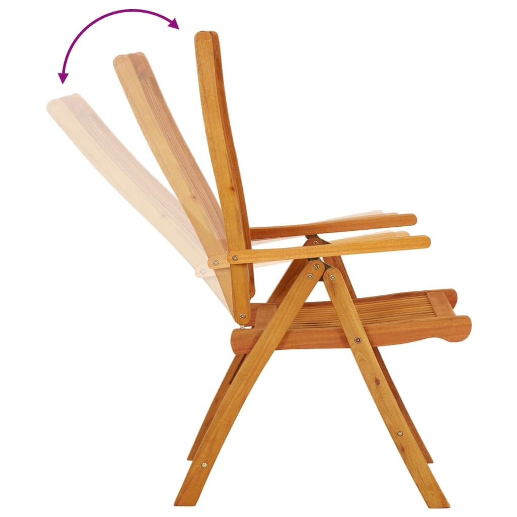 Outdoor Patio Wooden Foldable Garden Chairs Folding Wood Seat 2 4 6 8 pcs