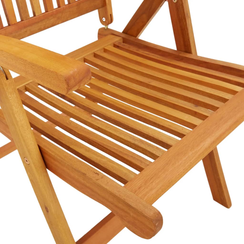 Outdoor Patio Wooden Foldable Garden Chairs Folding Wood Seat 2 4 6 8 pcs