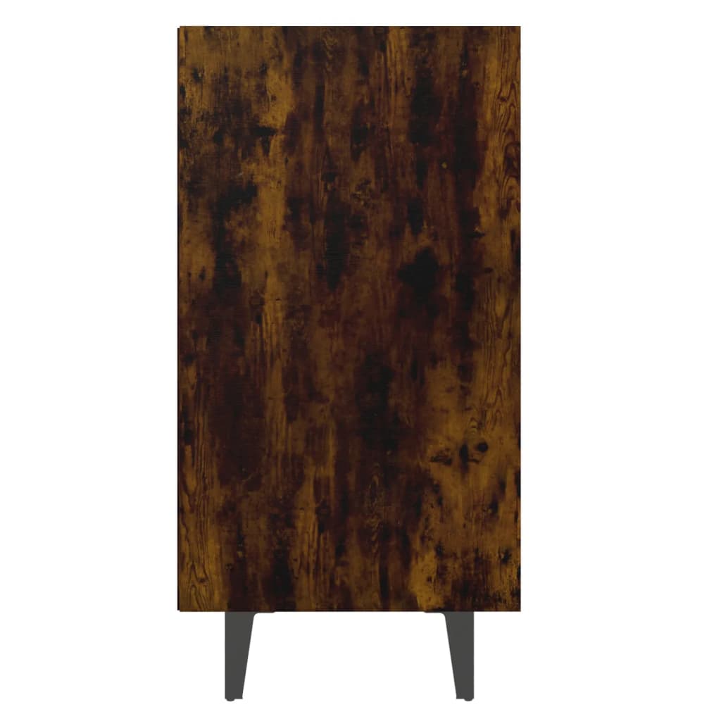 Modern Wooden Open Sideboard Storage Cabinet Unit With 6 Compartments