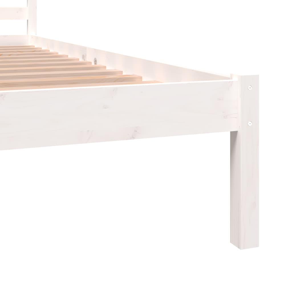 Modern Wooden Double Size 135cm Bed Frame Base With Headboard