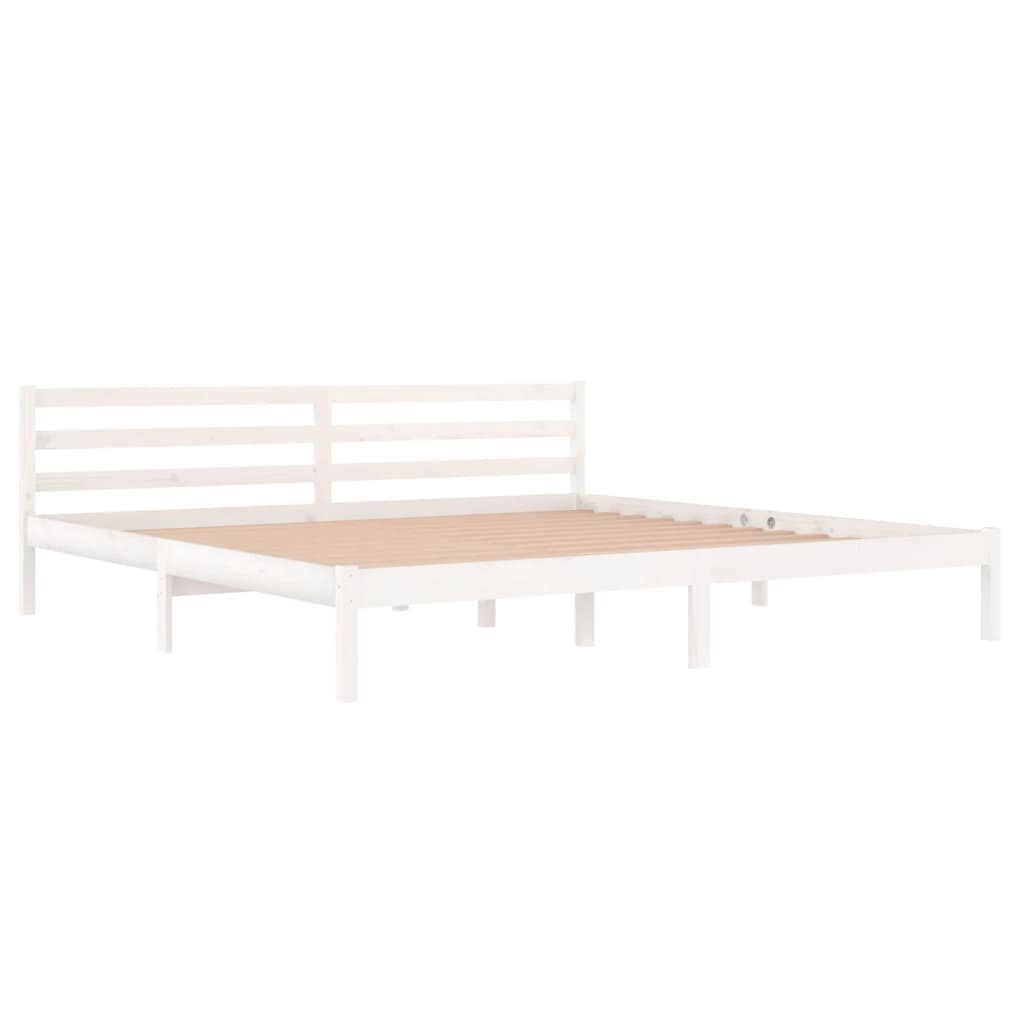 Modern Wooden Emperor Size 2m Bed Frame Base With Headboard