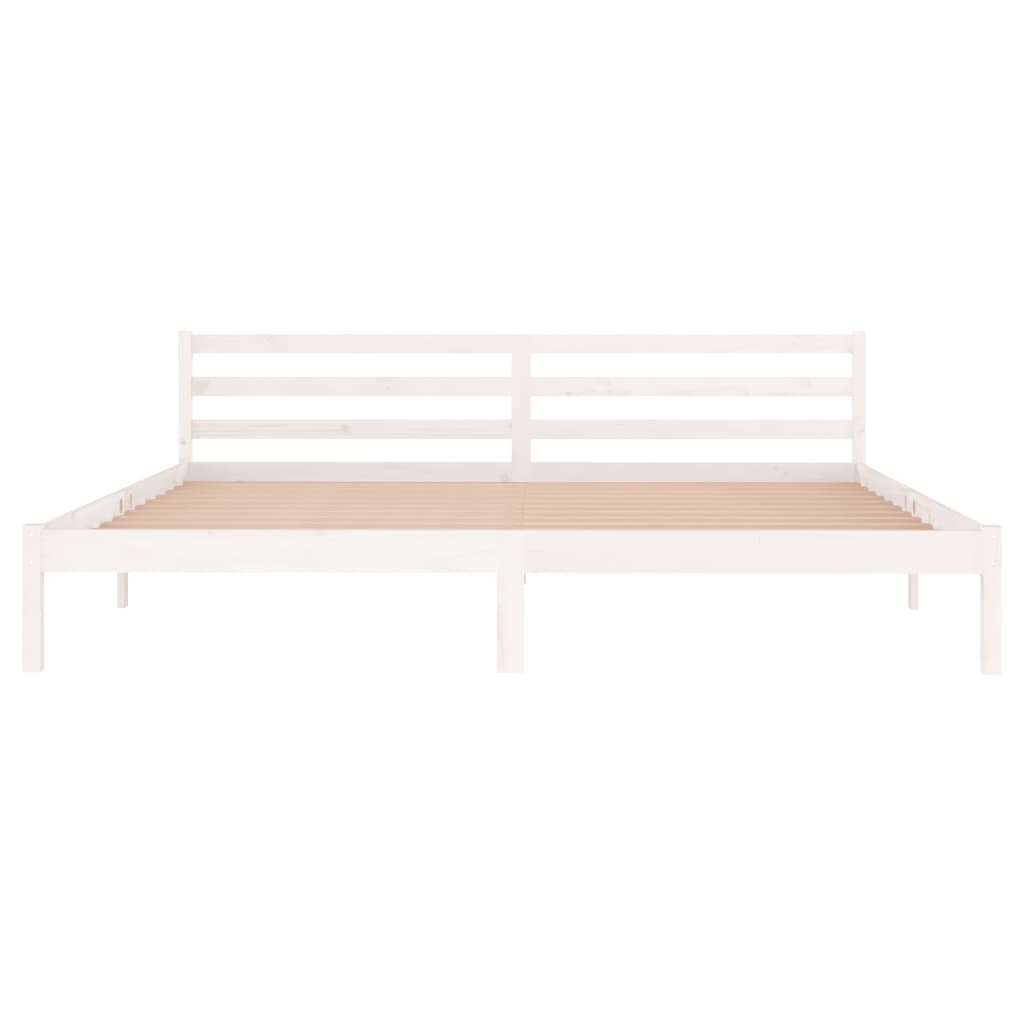 Modern Wooden Emperor Size 2m Bed Frame Base With Headboard