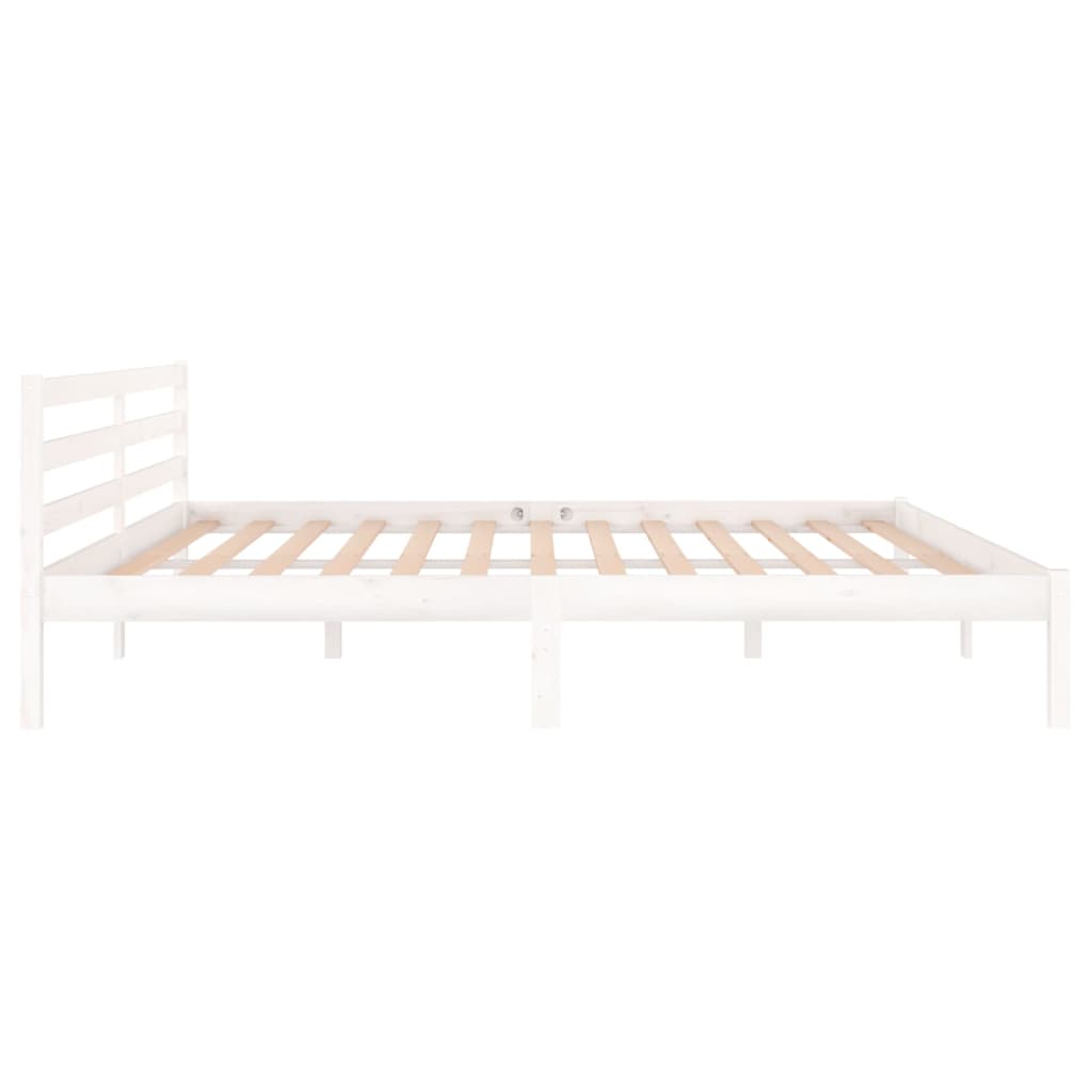 Modern Wooden Emperor Size 2m Bed Frame Base With Headboard
