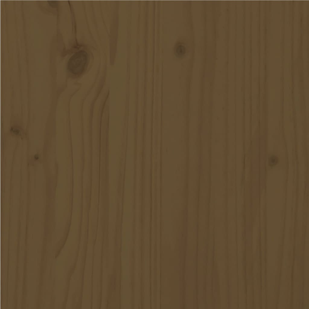 Bed Frame without Mattress Honey Brown 150x200cm King Size