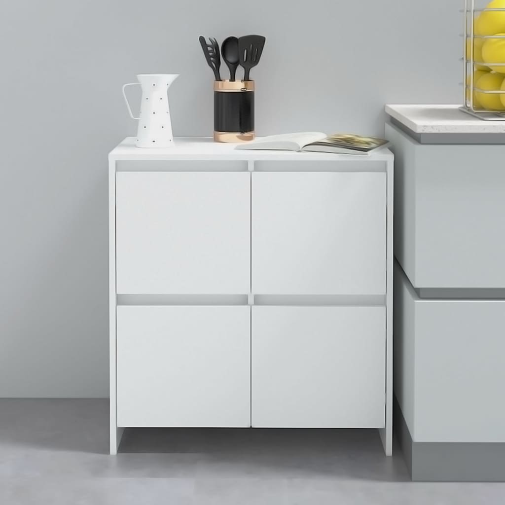 Sideboards 2 pcs White 70x41x75 cm Engineered Wood
