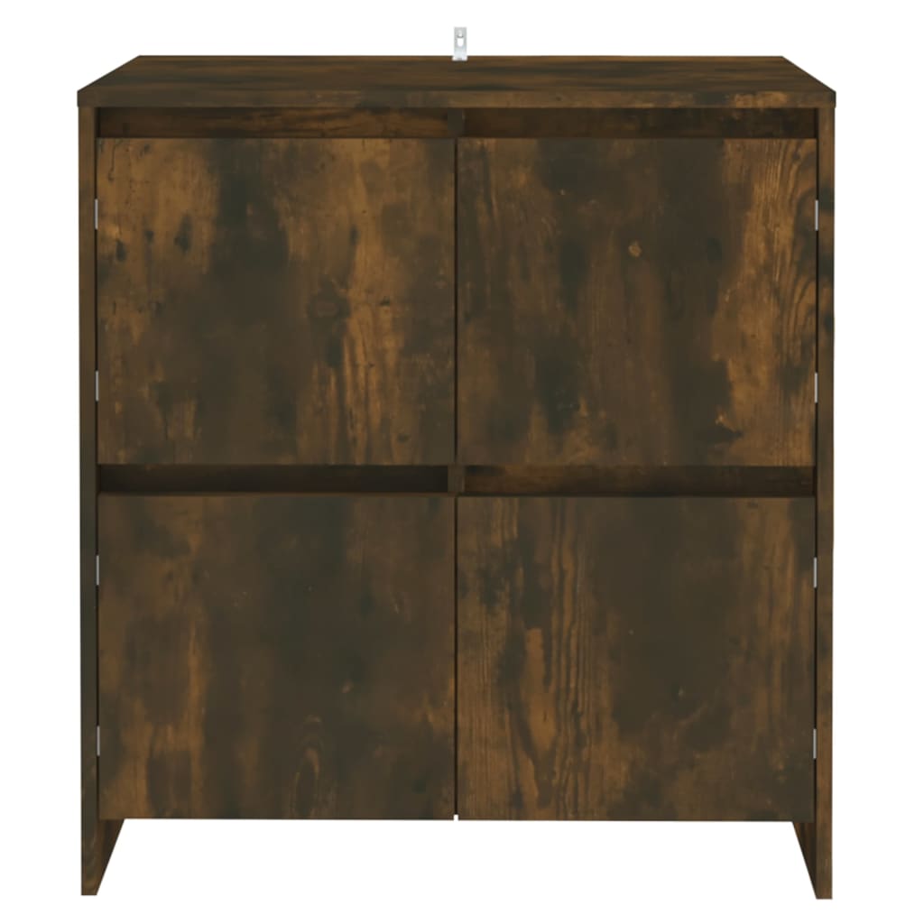 Sideboards 2 pcs Smoked Oak 70x41x75 cm Engineered Wood
