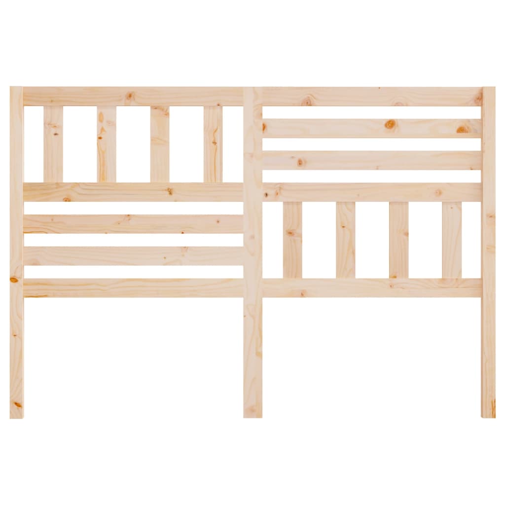 Bed Headboard 126x4x100 cm Solid Wood Pine