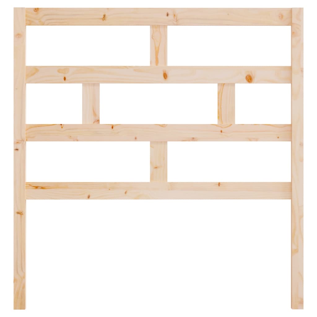 Bed Headboard 106x4x100 cm Solid Wood Pine