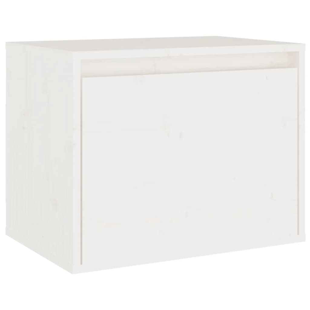 TV Cabinets 6 pcs White Solid Wood Pine