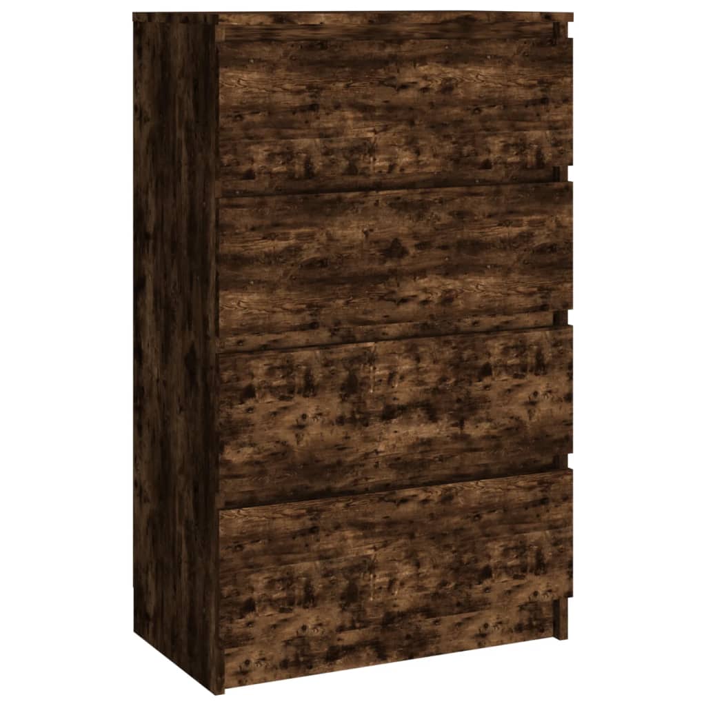 Sideboard Smoked Oak 60x35x98.5 cm Engineered Wood