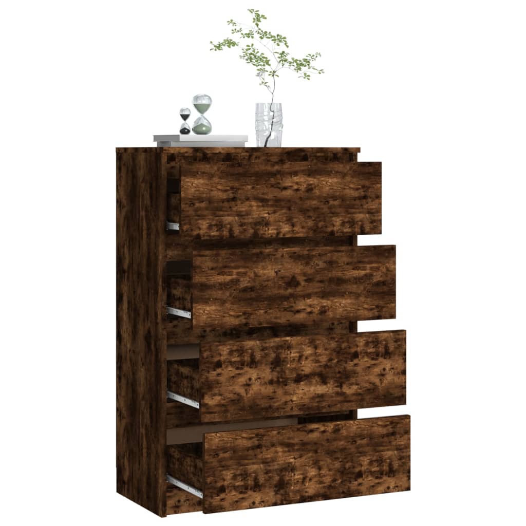 Sideboard Smoked Oak 60x35x98.5 cm Engineered Wood
