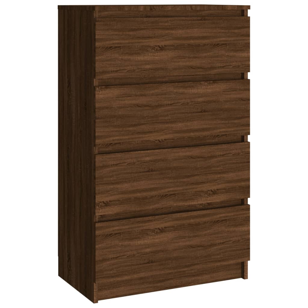 Sideboard Brown Oak 60x35x98.5 cm Engineered Wood