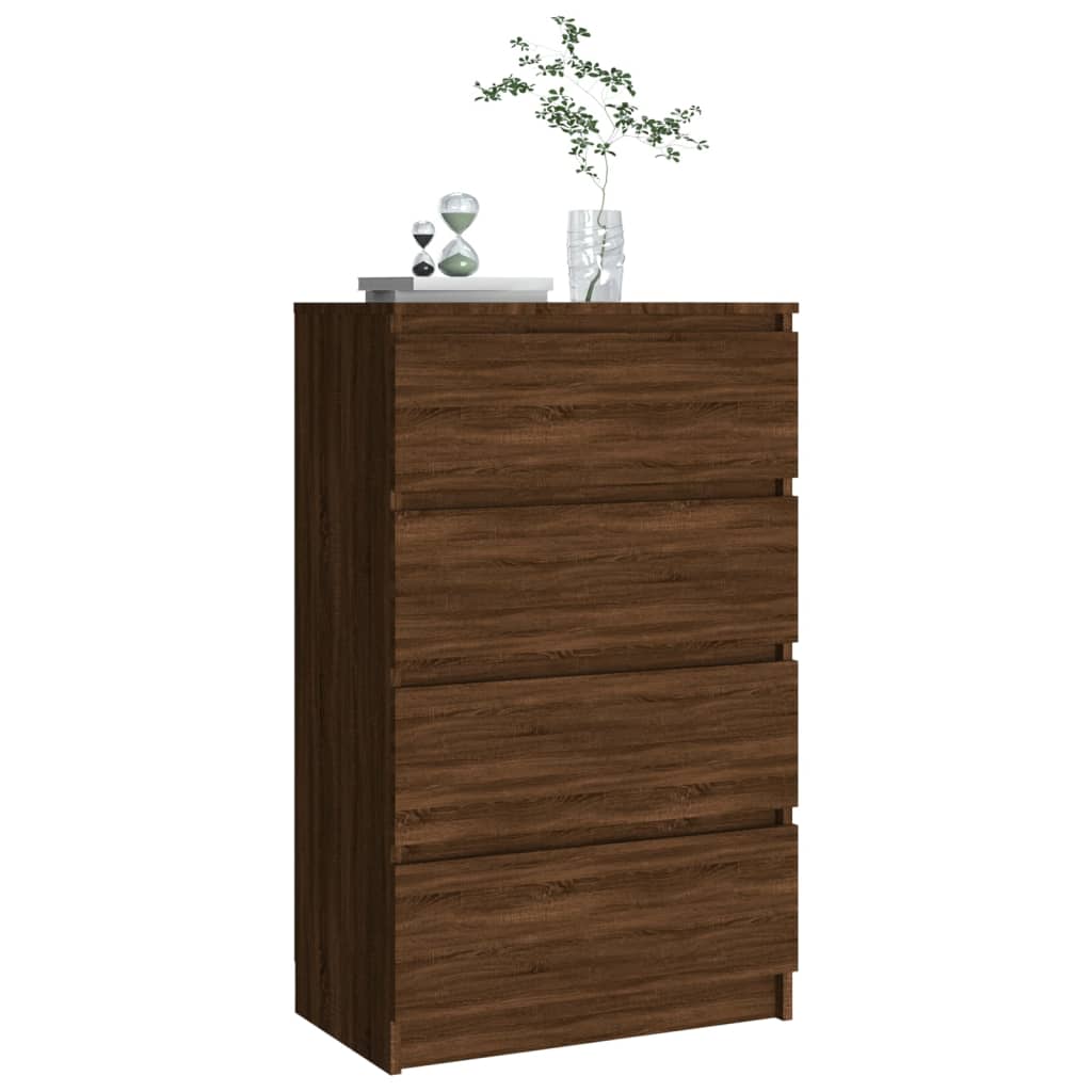 Sideboard Brown Oak 60x35x98.5 cm Engineered Wood